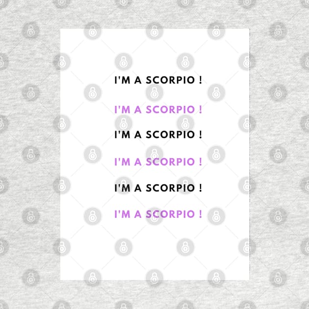 i am a scorpio by meghaillustration